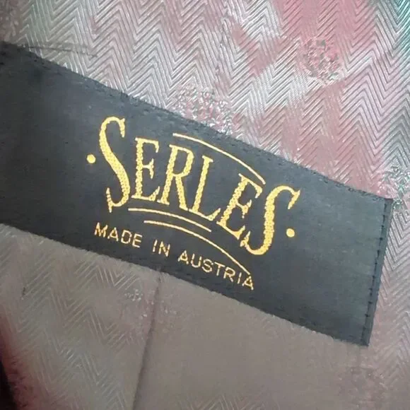 Searle Vintage Red-Orange Wool Coat Hooded Double Breasted Lined size 40 / 10 US - Picture 3 of 10